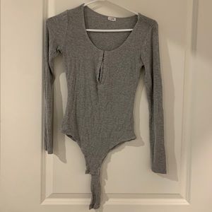 Garage Grey Longsleeve Bodysuit